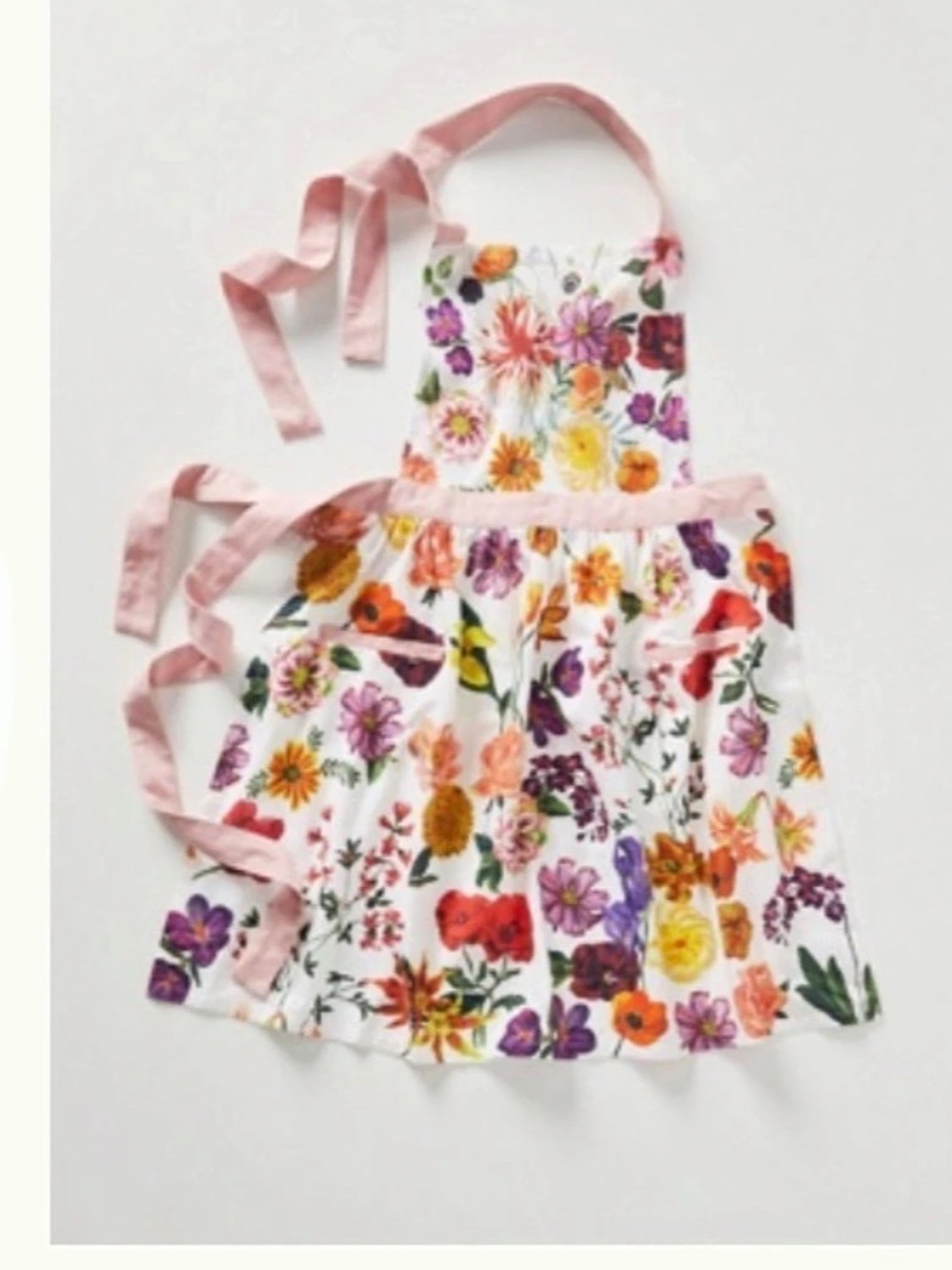 Anthropologie Nathalie Lete Helena Apron White & Multicolor